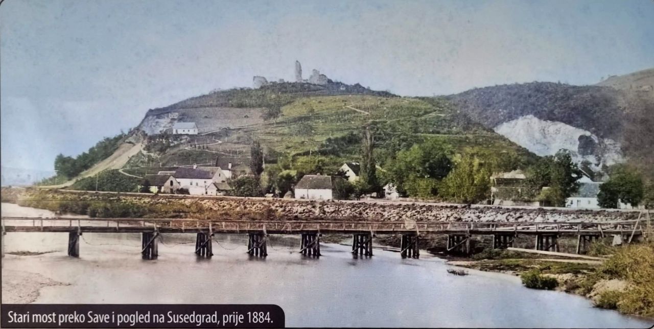 Pogled na Susedgrad prije 1884. godine